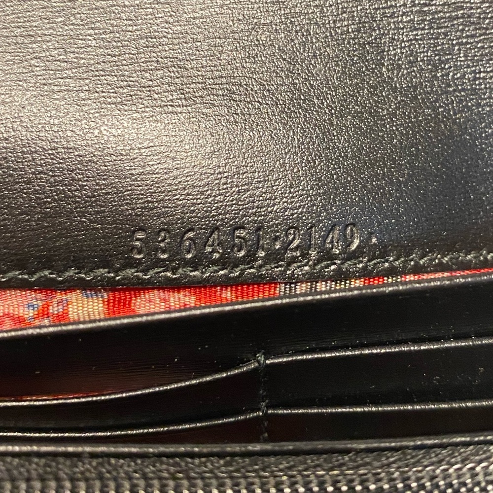 RARE GUCCI Web Quilted Leather Marmont Wallet - Picture 7 of 13